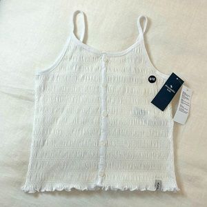 Girl’s Abercrombie white tank size 9/10